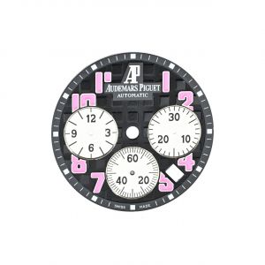 AUDEMARS PIGUET Quadrante Nero Indici Rosa per Royal Oak Offshore 37mm 26266sk 26283st