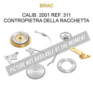 BRAC Calib. 2001 Ref. 311 Contropietra della Racchetta