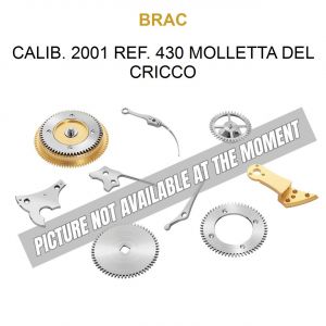 BRAC Calib. 2001 Ref. 430 Molletta del Cricco