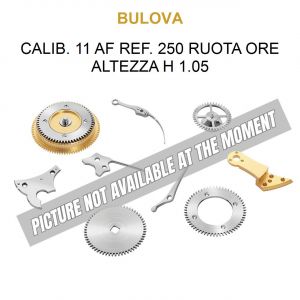 BULOVA Calib. 11 Af ref. 250 Ruota Ore Altezza H 1.05