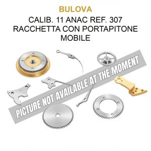 BULOVA Calib. 11 Anac ref. 307 Racchetta con Portapitone Mobile