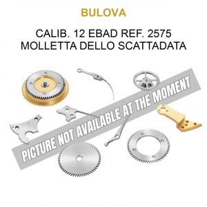 BULOVA Calib. 12 Ebad ref. 2575 Molletta Dello Scattadata