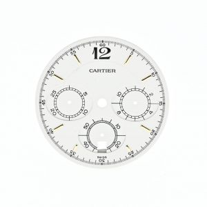 CARTIER Quadrante Bianco Pasha Cronografo 38mm per 2111