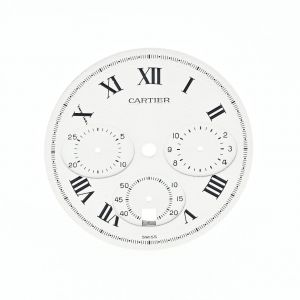 CARTIER Quadrante Bianco Pasha Cronografo 38mm per 2111