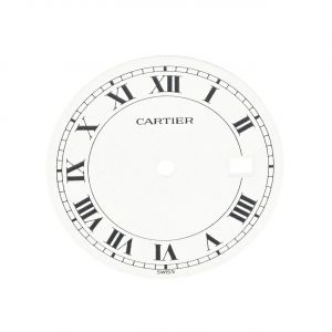 CARTIER Quadrante Bianco Santos Rondé per 2965 2966 1561.1