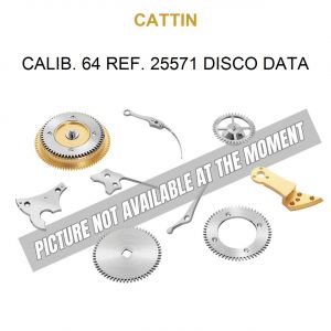 CATTIN Calib. 64 Ref. 25571 Disco Data