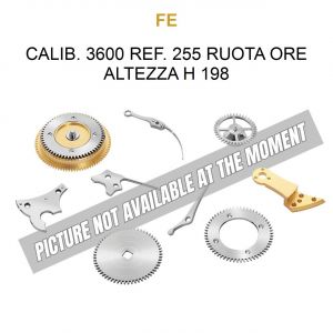 FE FRANCE EBAUCHES Calib. 3600 Ref. 255 Ruota Ore Altezza H 198