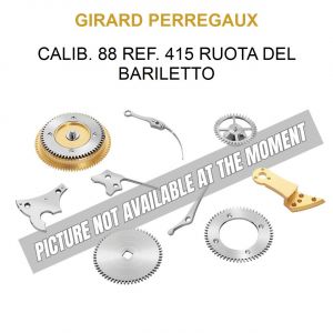 GIRARD PERREGAUX Calib. 88 Ref. 415 Ruota del Bariletto