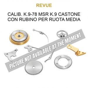 REVUE Calib. K.9-78 MSR K.9 Castone con Rubino per Ruota Media