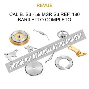 REVUE Calib. S3 - 59 MSR S3 Ref. 180 Bariletto Completo