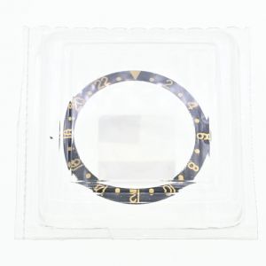 ROLEX Inserto X Ghiera GMT Nera Grafica Oro per Referenza 16713 - 16718