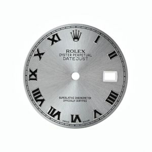 ROLEX Quadrante Datejust 36mm Silver, Numeri Romani per 16000 - 16014 - 16234 - 16200 - 16030 - 16220