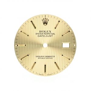 ROLEX Quadrante Datejust Champagne Tapestry per 16013 - 16018 - 16233 - 16203 - 16208 - 116208 - 116238