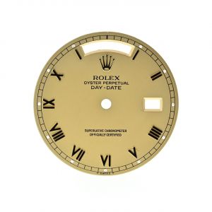 ROLEX Quadrante Dial OYSTER Perpetual Day-Date ’’t Swiss T’’ Color Oro per 18038 Mov 3055 - 3155