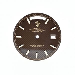 ROLEX Quadrante Dial Day-Date ’’Swiss Made’’ Chocolate Motif per 228235