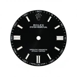 ROLEX Quadrante Dial OYSTER Perpetual 34mm Nero ’’Swiss Made’’ Per 277200 Mov 2231