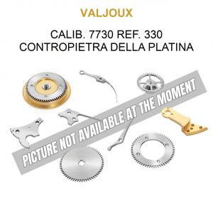 VALJOUX Calib. 7730 Ref. 330 Contropietra della Platina