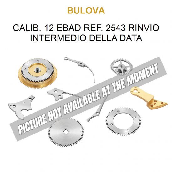 BULOVA Calib. 12 Ebad ref. 2543 Rinvio Intermedio della Data