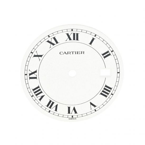 CARTIER QUADRANTE BIANCO SANTOS RONDÉ PER 2965 2966 1561.1