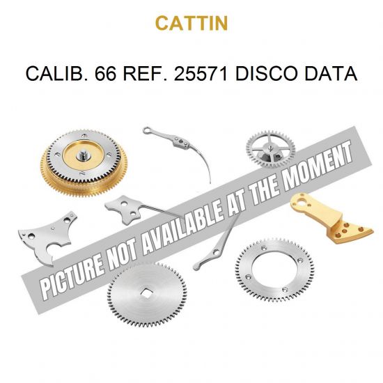 CATTIN Calib. 66 Ref. 25571 Disco Data