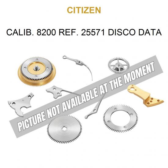 CITIZEN Calib. 8200 Ref. 25571 Disco Data