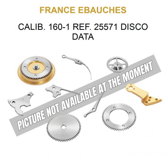 FE FRANCE EBAUCHES Calib. 160-1 Ref. 25571 Disco Data