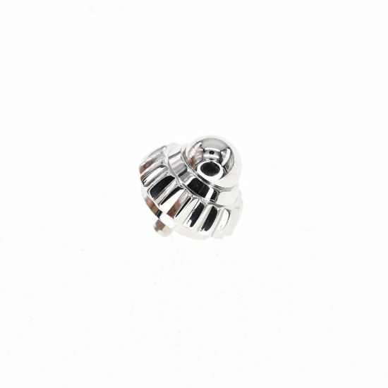 GENERIC COMPATIBILE CORONA ACCIAIO PER CARTIER ROADSTER , 7.6MM PASSO 1.00MM