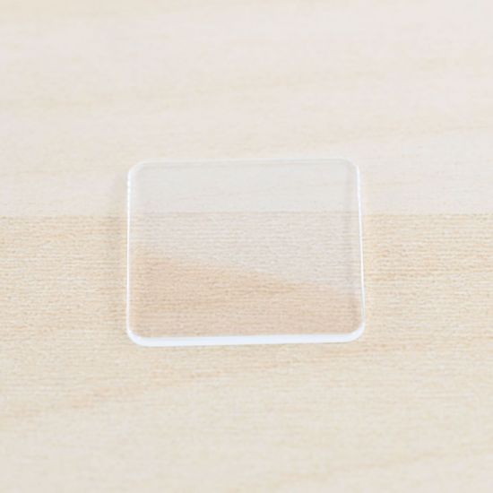GENERIC COMPATIBILE VETRO ZAFFIRO CURVO PER CARTIER PANTHERE/SANTOS 19.2MMX19.2MMX1.35MM