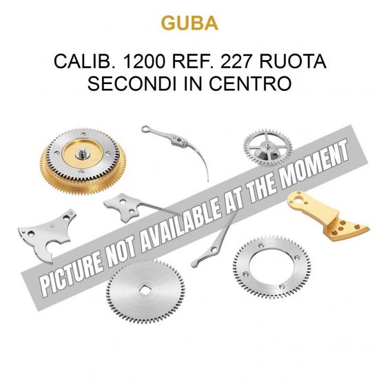 GUBA Calib. 1200 Ref. 227 Ruota Secondi in Centro