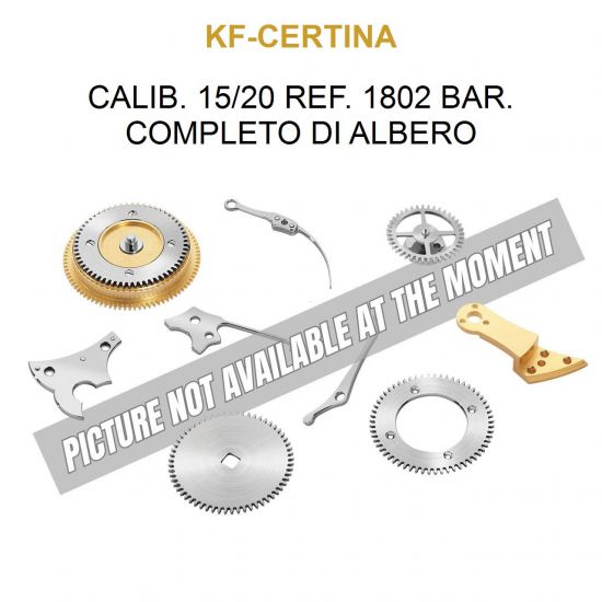 KF-CERTINA Calib. 15/20 Ref. 1802 Bar. Completo di Albero