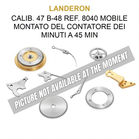 LANDERON Calib. 47 B-48 Ref. 8040 Mobile Montato del Contatore dei Minuti A 45 Min