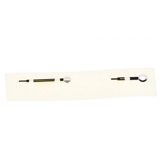 OMEGA 1000 COPPIA LANCETTE ( ORE 130, MINUTI 60) ACCIAIO NERE