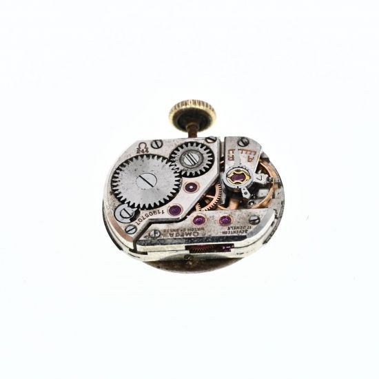 OMEGA 244 MOVIMENTO COMPLETO, BILANCIERE OSCILLA LIBERAMNTE, DA REVISIONARE