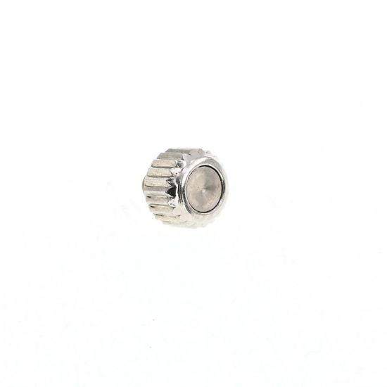 OMEGA 43270 CORONA ACCIAIO CON PULSANTE PER RIMESSA Ø 4.5MM TUBO 2.5MM PASSO 1.00