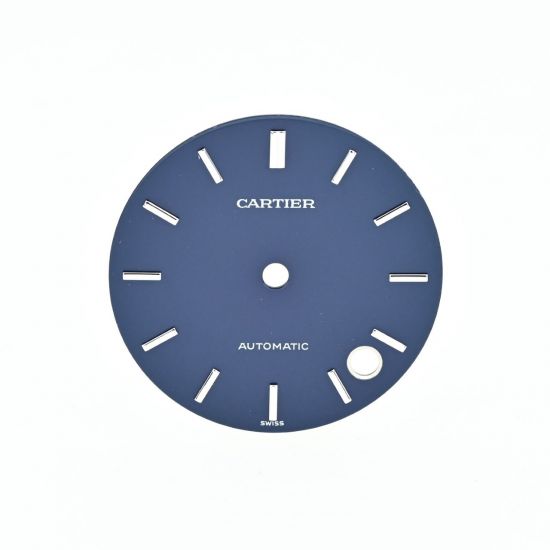 CARTIER QUADRANTE BLU PASHA 35MM PER 1031