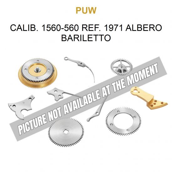 PUW Calib. 1560-560 Ref. 1971 Albero Bariletto