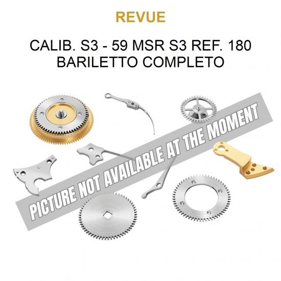 REVUE CALIB. S3 - 59 MSR S3 REF. 180 BARILETTO COMPLETO