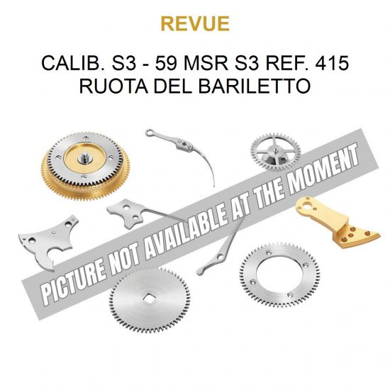 REVUE Calib. S3 - 59 MSR S3 Ref. 415 Ruota del Bariletto