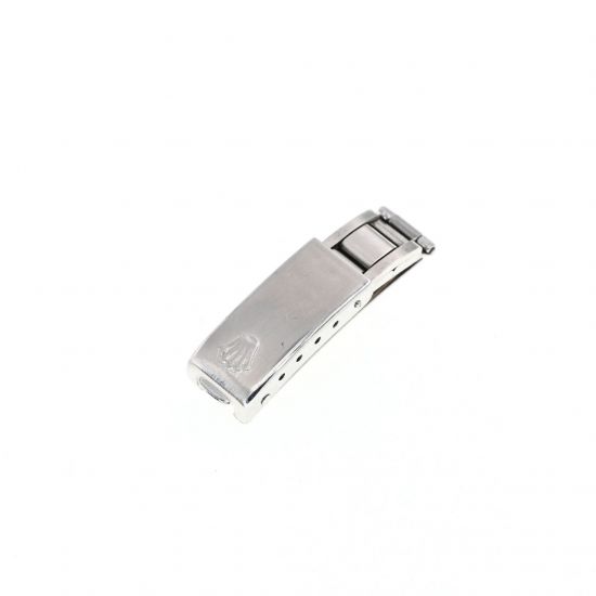 ROLEX CLASP 4-71 IN ACCIAIO 9.3MM, OYSTER LADY VINTAGE ULTIMA MAGLIA MISURA INTERNA MM 8,2