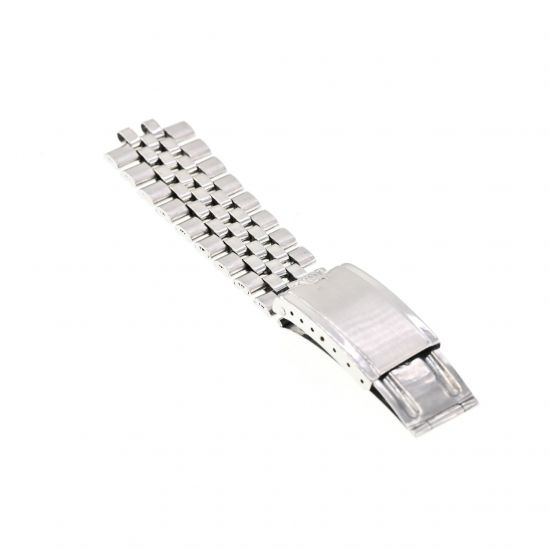 ROLEX CLASP IN ACCIAIO 3-66 DA 17MM CON BRACCIALE JUBILEE , DIFETTOSO, PER PARTI