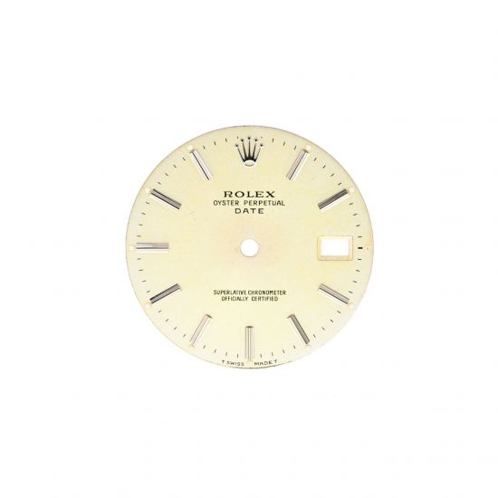 ROLEX QUADRANTE ARGENTEE STICK PER DATE 34MM 15200 15210
