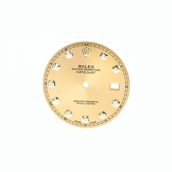 ROLEX QUADRANTE CHAMPAGNE DIAMOND FACTORY PER DATEJUST 41 126333 126303