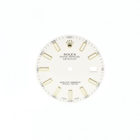 ROLEX QUADRANTE OYSTER PERPETUAL DATEJUST 41MM AVORIO /BIANCO GRENET PER 116333