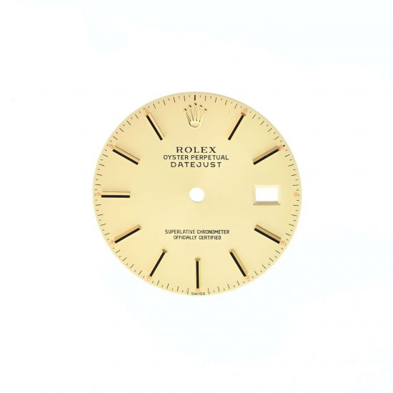 ROLEX QUADRANTE STICK CHAMPAGNE PER DATEJUST 36MM REF 16018
