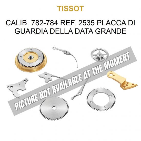 TISSOT Calib. 782-784 Ref. 2535 Placca di Guardia della Data Grande