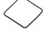GENERIC COMPATIBILE GUARNIZIONE VETRO PER CARTIER 20460912 17.36X17.36X0.8