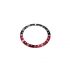 GENERIC INSERTO NERO E ROSSO 315-16760-7 PER R. GMT-MASTER 16710 COKE