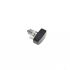 GENERIC PULSANTE IN ACCIAIO NERO PER TG. 6.5X3.0
