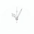 GENERIC SET LANCETTE BIANCHE PER R. SUBMARINER 5513 5512 CAL. 1530-1535