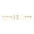 OMEGA 1000 COPPIA LANCETTE FINE ( ORE 130, MINUTI 60) ORO SMALTO NERO